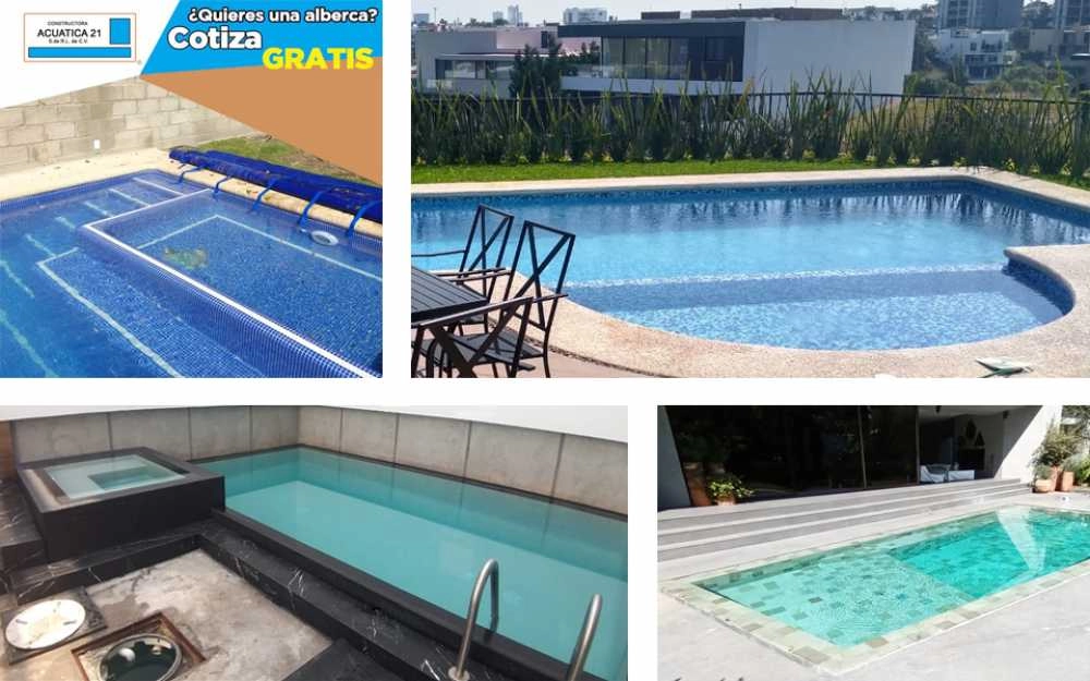 Alberca terminada y mantenida